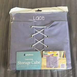 WHIT Lavender Lace-Up Storage Cube